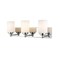 Z-Lite Soledad 3 Light Vanity, Chrome & White 485-3V-CH - alternate 1
